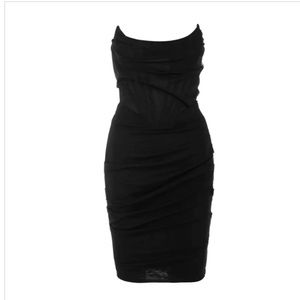 NWT Beckham Black Corset Dress size Large